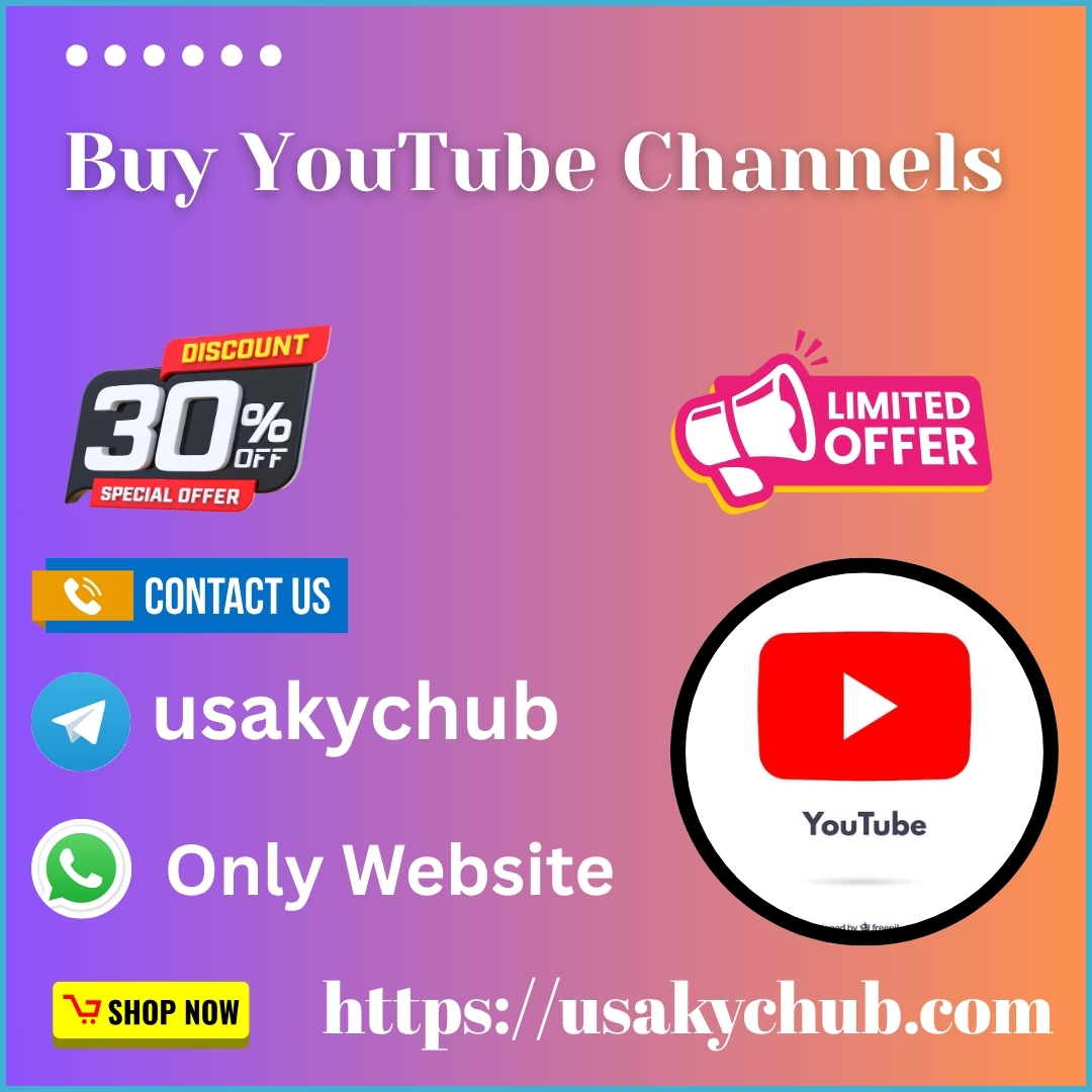 Buy YouTube Channels